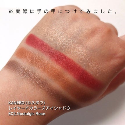 レイヤードカラーズアイシャドウ EX3 Wild Landscape(限定)/KANEBO/アイシャドウパレットを使ったクチコミ(3枚目)