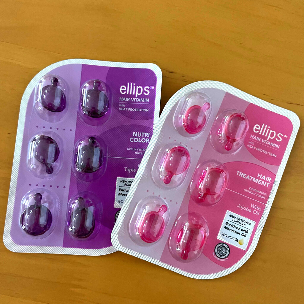 ヘアーオイル【トリートメント】/ellips/ヘアオイルを使ったクチコミ（1枚目）