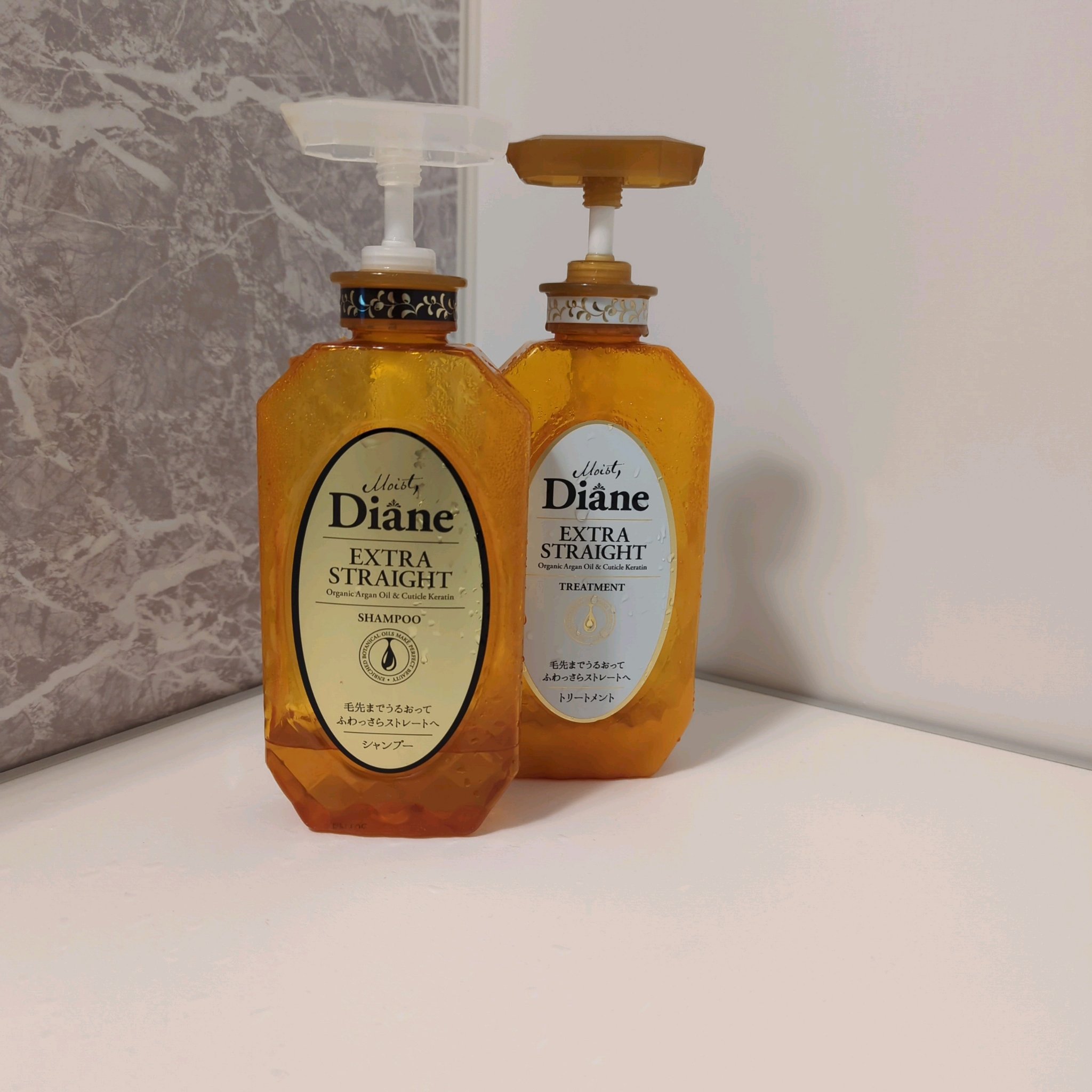 パーフェクトビューティ モイストダイアン エクストラストレート シャンプー/トリートメント パーフェクトビューティー エクストラストレート シャンプー＆トリートメント セット/ダイアン/市販シャンプーを使ったクチコミ（1枚目）