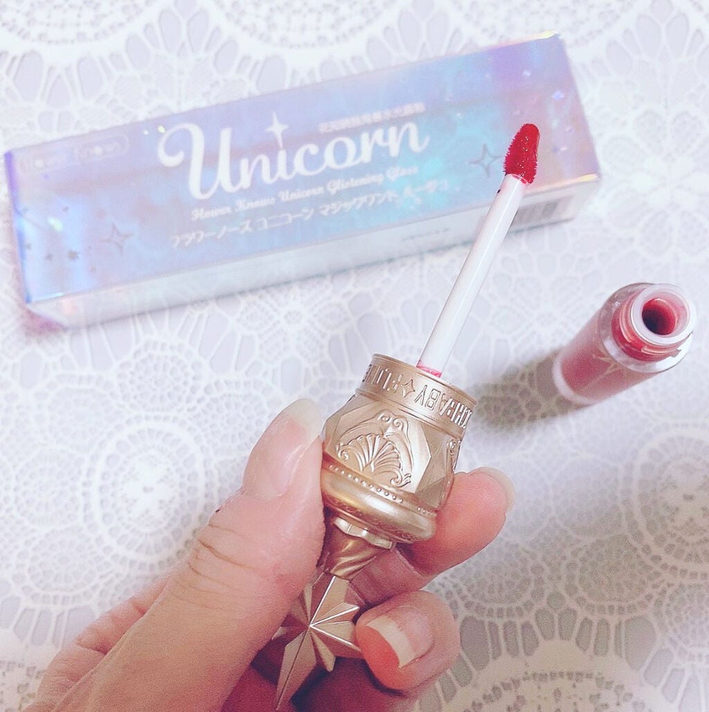 ユニコーンシリーズ マジックワンドルージュ/FlowerKnows/口紅を使ったクチコミ(3枚目)