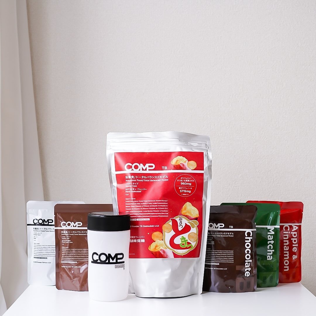 COMPパウダー トータルバランスドモデル おさつどきっ風味 1.0/COMP/完全栄養食を使ったクチコミ（2枚目）