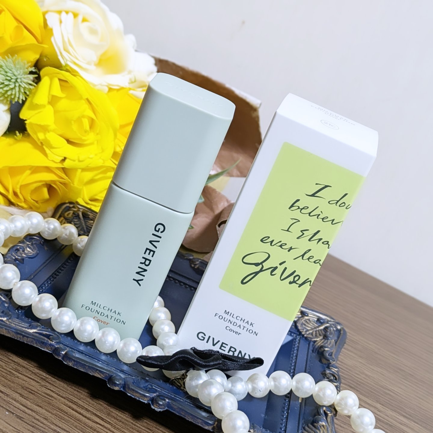 ジヴェルニー 密着カバーファンデーション/GIVERNY/リキッドファンデーションを使ったクチコミ（1枚目）