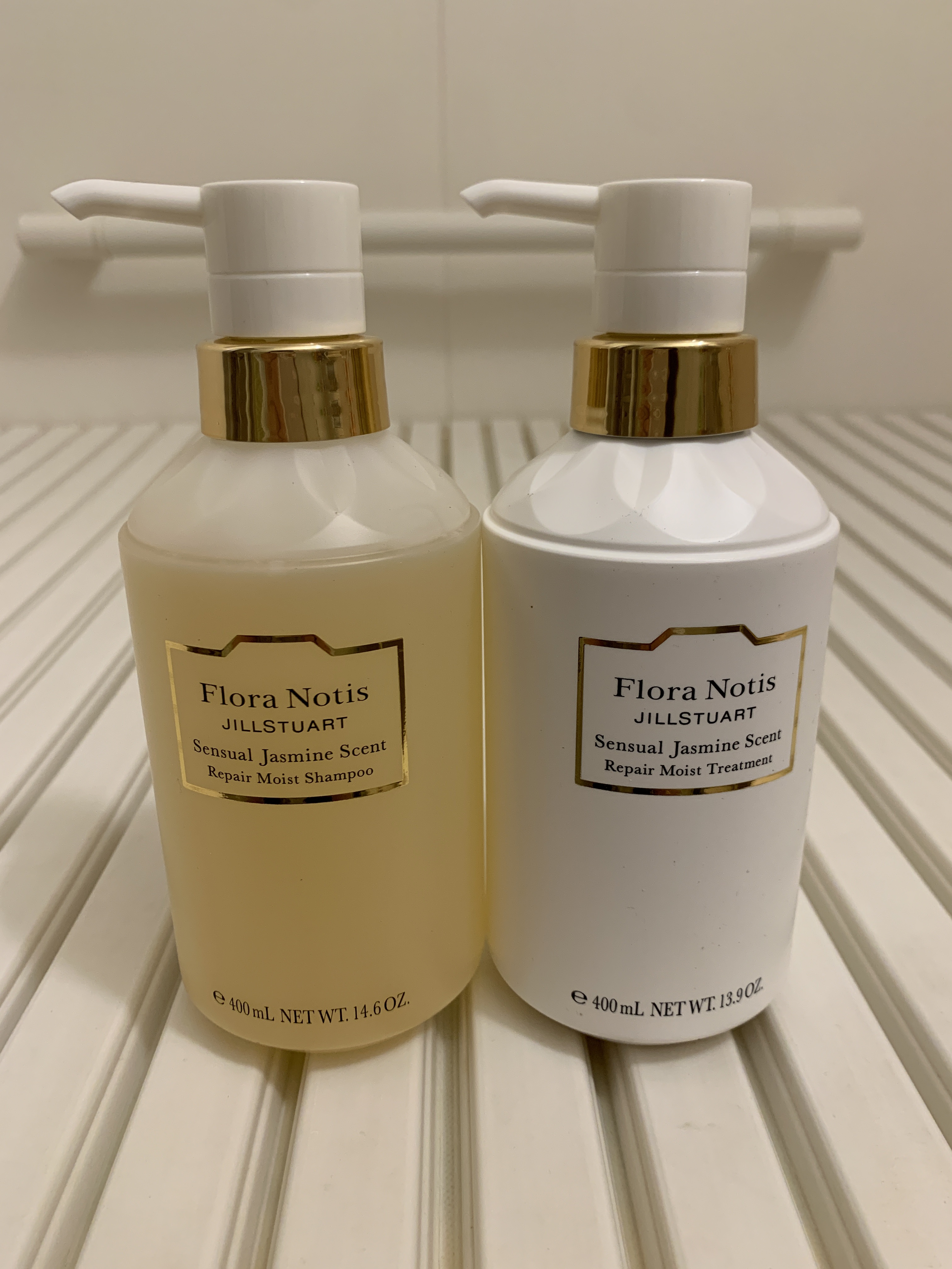 センシュアルジャスミン リペアモイストシャンプー / リペアモイストトリートメント シャンプー本体/Flora Notis JILL STUART/市販シャンプーを使ったクチコミ（1枚目）