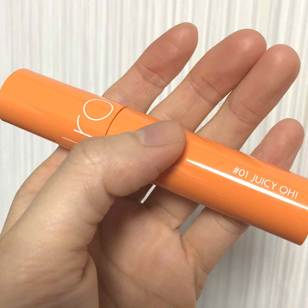 ジューシーラスティングティント/rom&nd/リップティントを使ったクチコミ(2枚目)