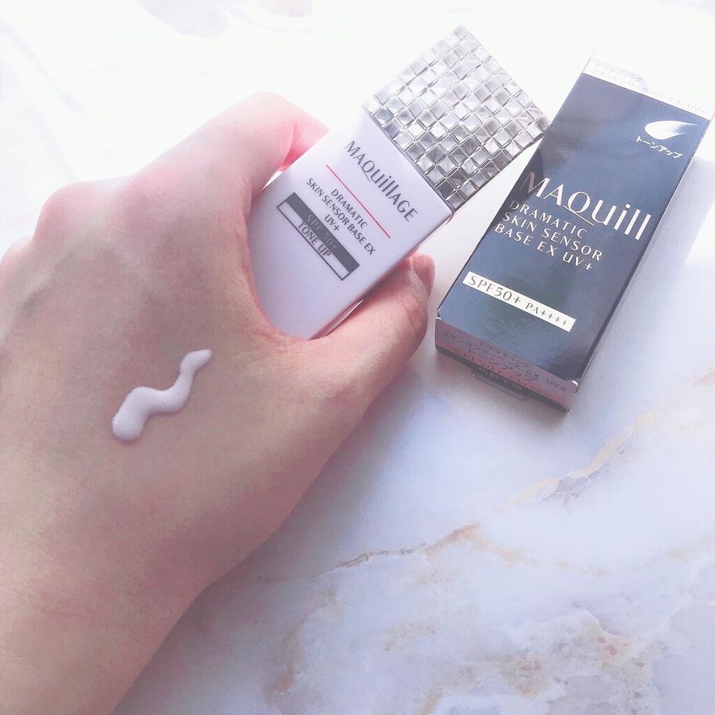 ドラマティックスキンセンサーベース EX UV+/マキアージュ/化粧下地を使ったクチコミ（2枚目）