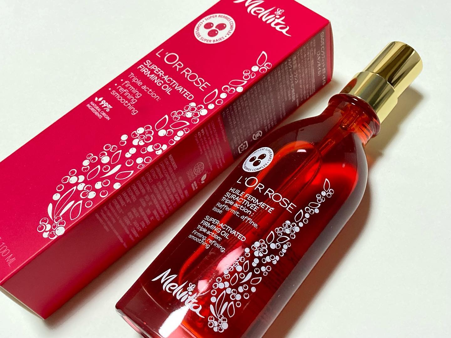 ロルロゼ ピンクフィット ボディオイル/Melvita/ボディオイルを使ったクチコミ（1枚目）