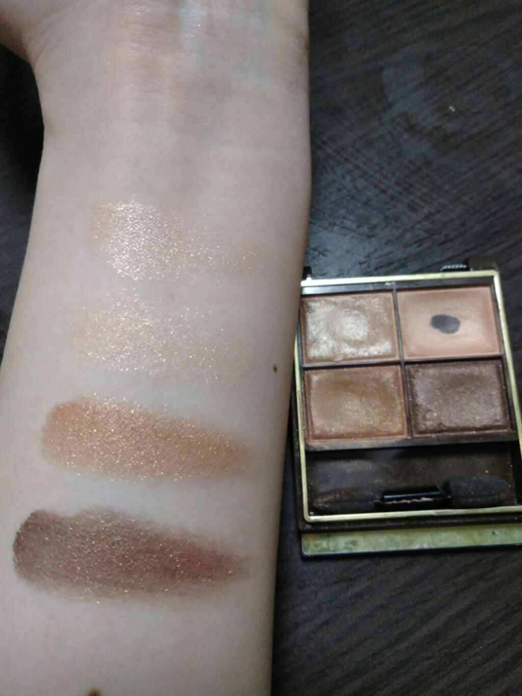 スキニーリッチシャドウ/excel/アイシャドウパレットを使ったクチコミ(2枚目)