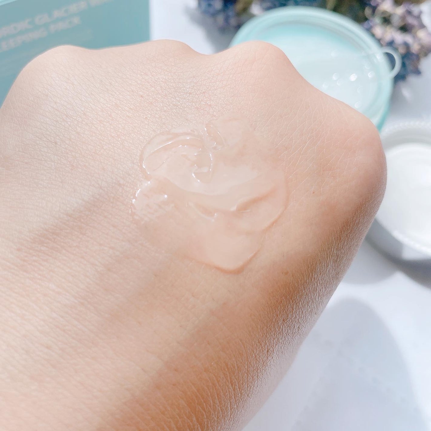 ノルディック氷河水スリーピングパック/LUOKI/フェイスクリームを使ったクチコミ(5枚目)