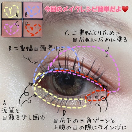 アイカラーレーション/LUNASOL/アイシャドウパレットを使ったクチコミ(5枚目)