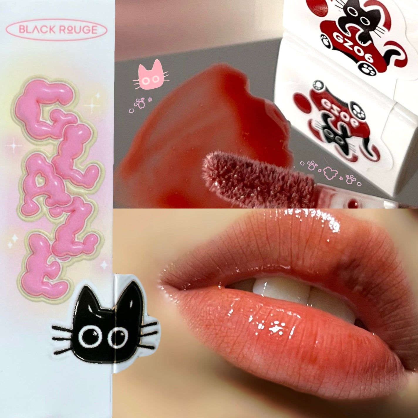 チュイリップグレイズ/BLACK ROUGE/リップグロスを使ったクチコミ(1枚目)