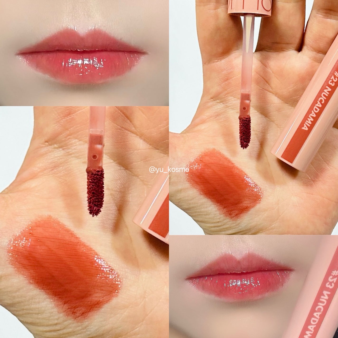 ジューシーラスティングティント/rom&nd/リップティントを使ったクチコミ(6枚目)