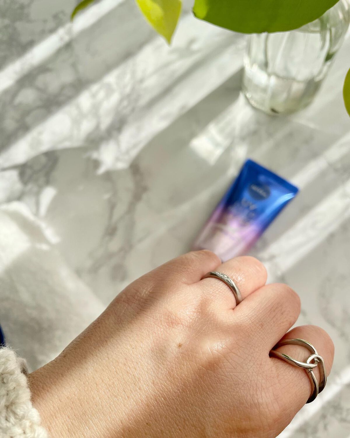 ニベアUV ディープ プロテクト&ケア トーンアップ エッセンス/ニベア/日焼け止めローションを使ったクチコミ(5枚目)