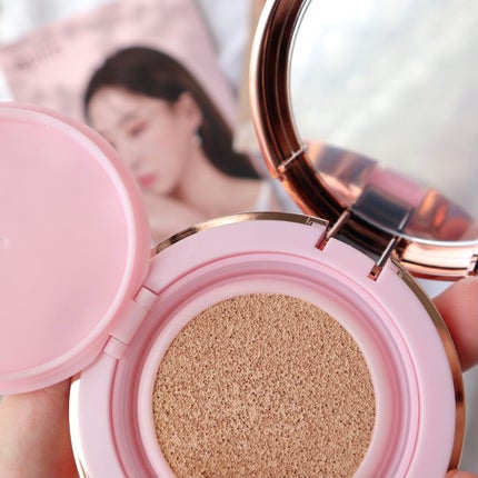 ピンクティーツリーカバークッション/APLIN/クッションファンデーションを使ったクチコミ(5枚目)