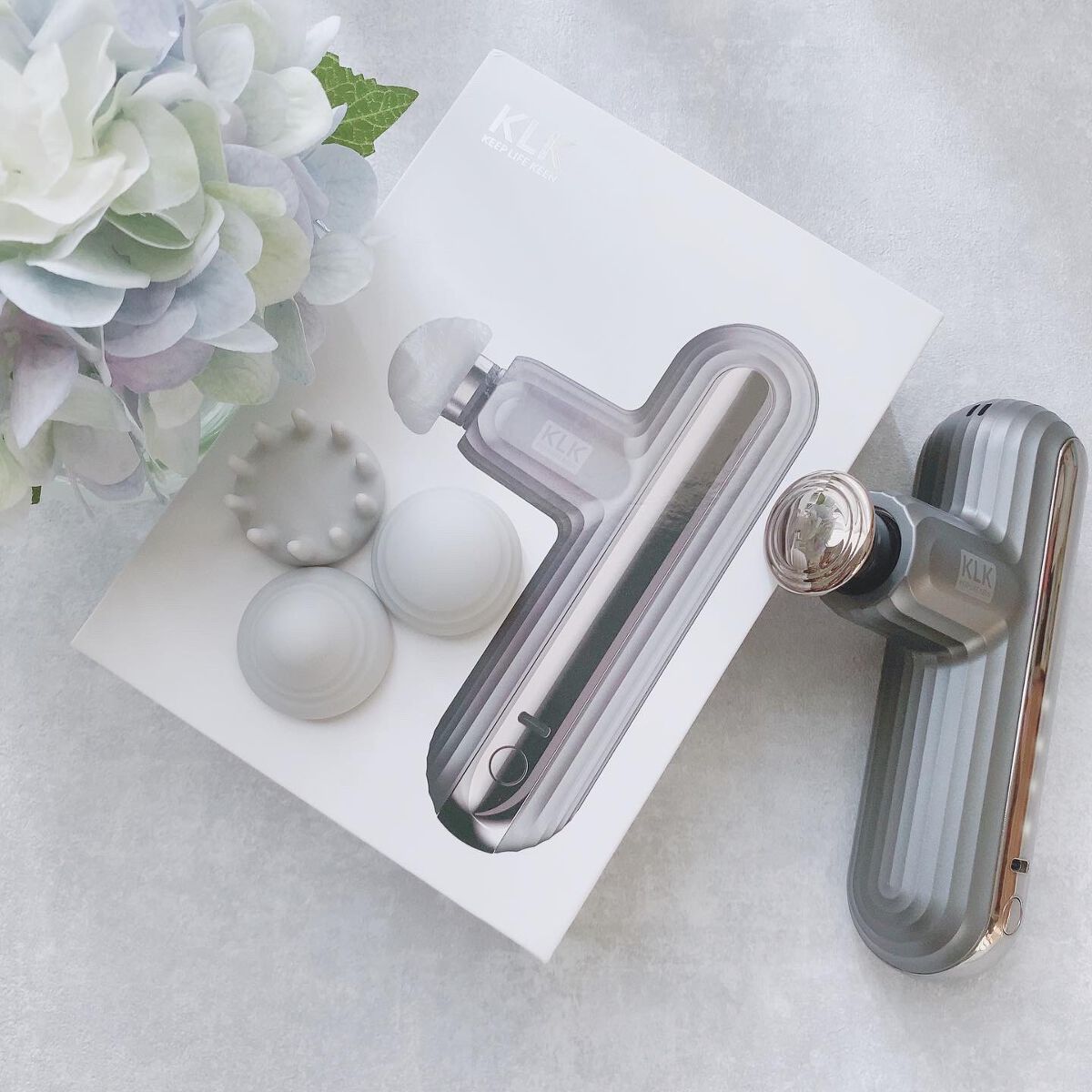 筋膜リリースガン/KLK/マッサージガンを使ったクチコミ（1枚目）