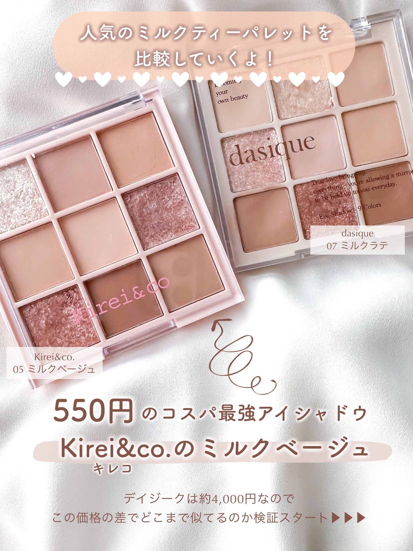 シャドウパレット/dasique/アイシャドウパレットを使ったクチコミ(2枚目)