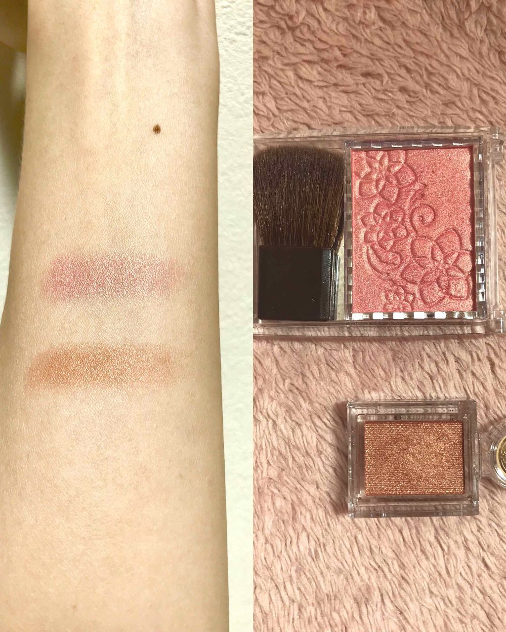 パールグロウチーク/CEZANNE/パウダーチークを使ったクチコミ（2枚目）