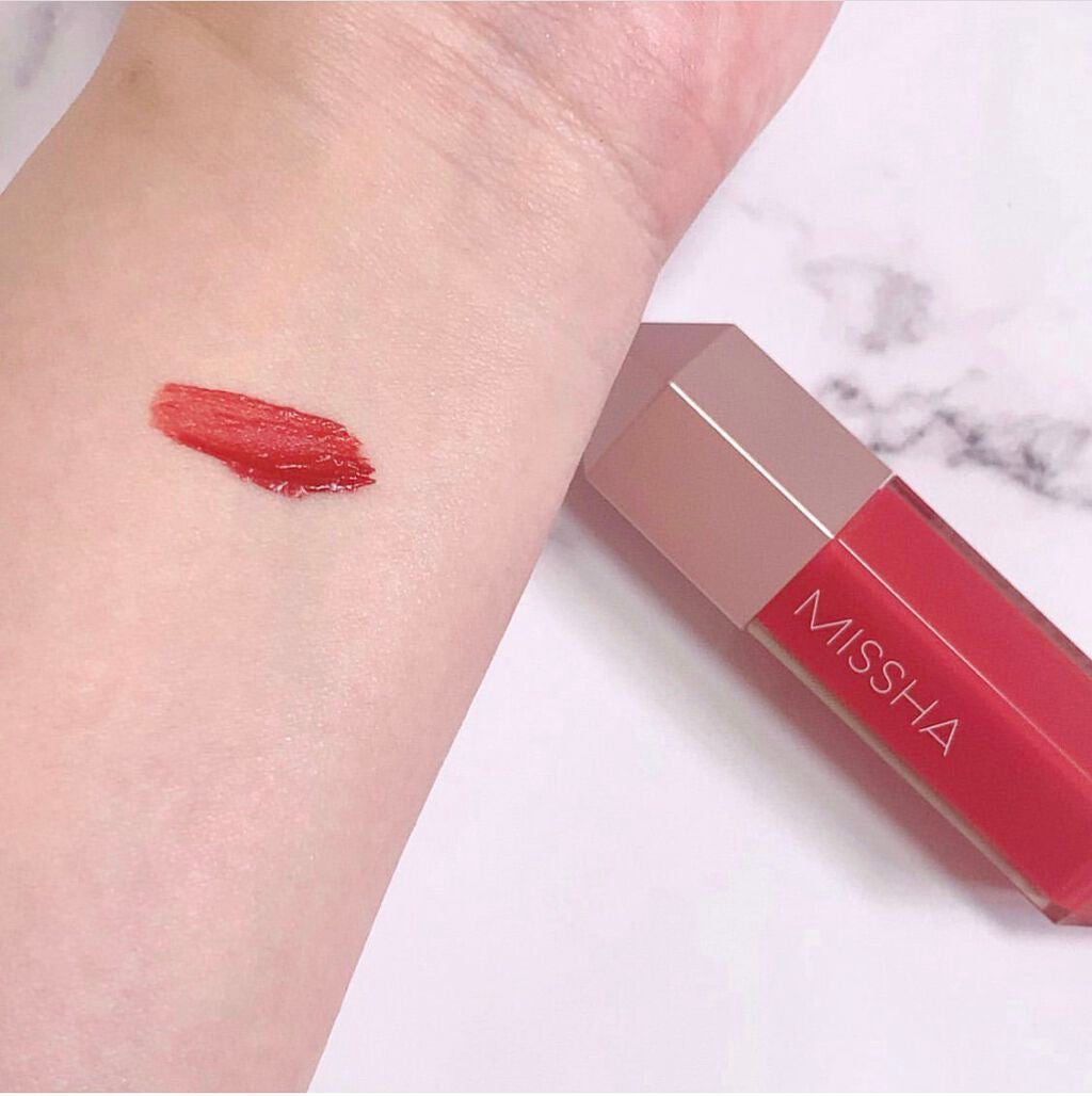 ウィッシュストーン ティント ベルベット/MISSHA/リップグロスを使ったクチコミ(2枚目)