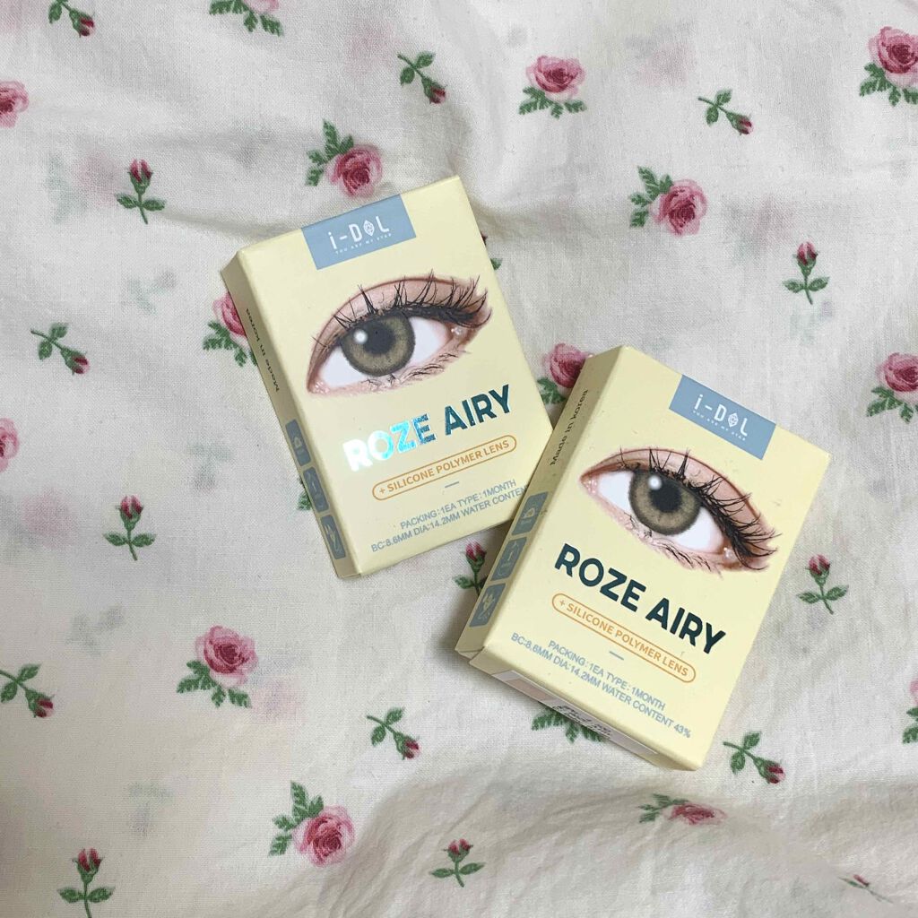 CANNA ROZE AIRY/URIA i-DOL/カラーコンタクトレンズを使ったクチコミ（1枚目）