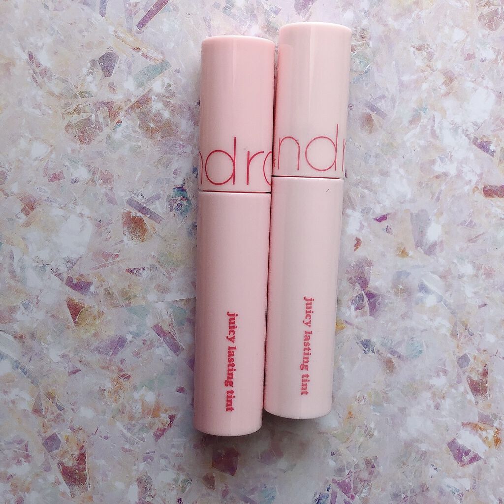 ジューシーラスティングティント/rom&nd/リップティントを使ったクチコミ（2枚目）