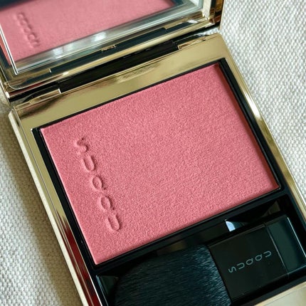 メルティング パウダー ブラッシュ 02 春音/SUQQU/パウダーチークを使ったクチコミ(2枚目)