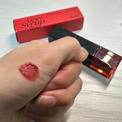 デューイ シロップ ティント/CLIO/口紅を使ったクチコミ(2枚目)