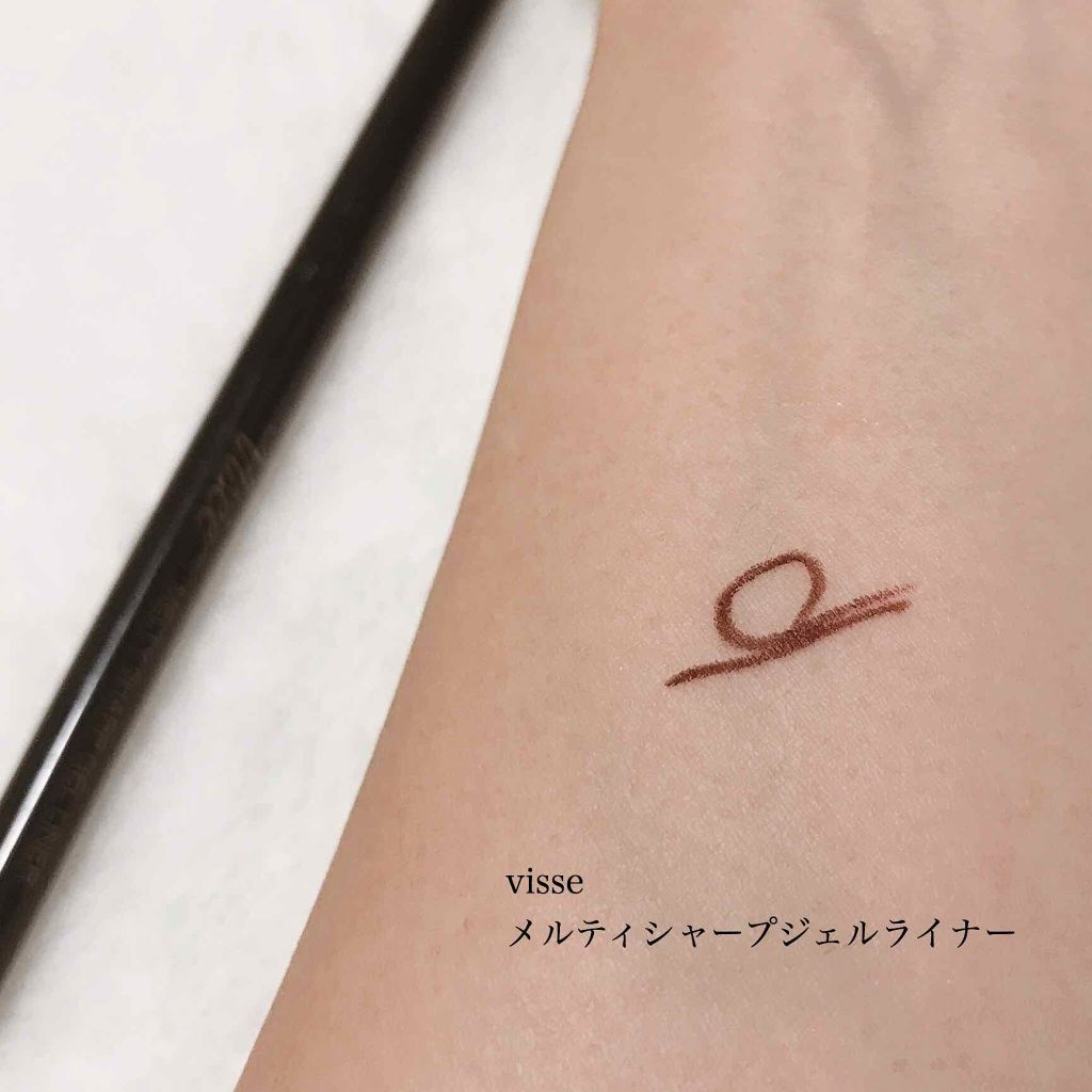 メルティシャープ ジェルライナー/Visée/ジェルアイライナーを使ったクチコミ（3枚目）