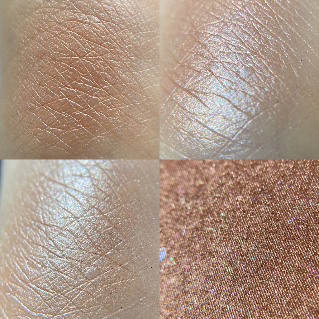 グリッター ザ アースシャドウ/unleashia/単色アイシャドウを使ったクチコミ（3枚目）