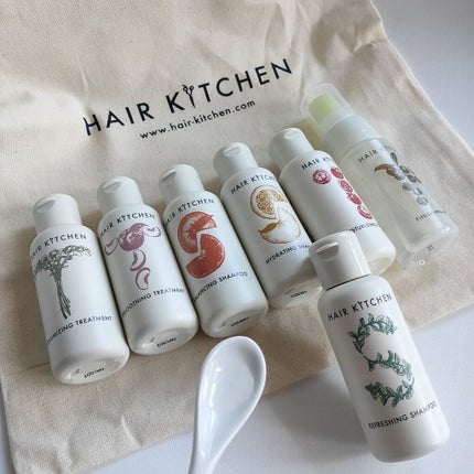 hairkitchen ホームケア ミニボトルセット/HAIR KITCHEN/サロンシャンプーを使ったクチコミ(4枚目)