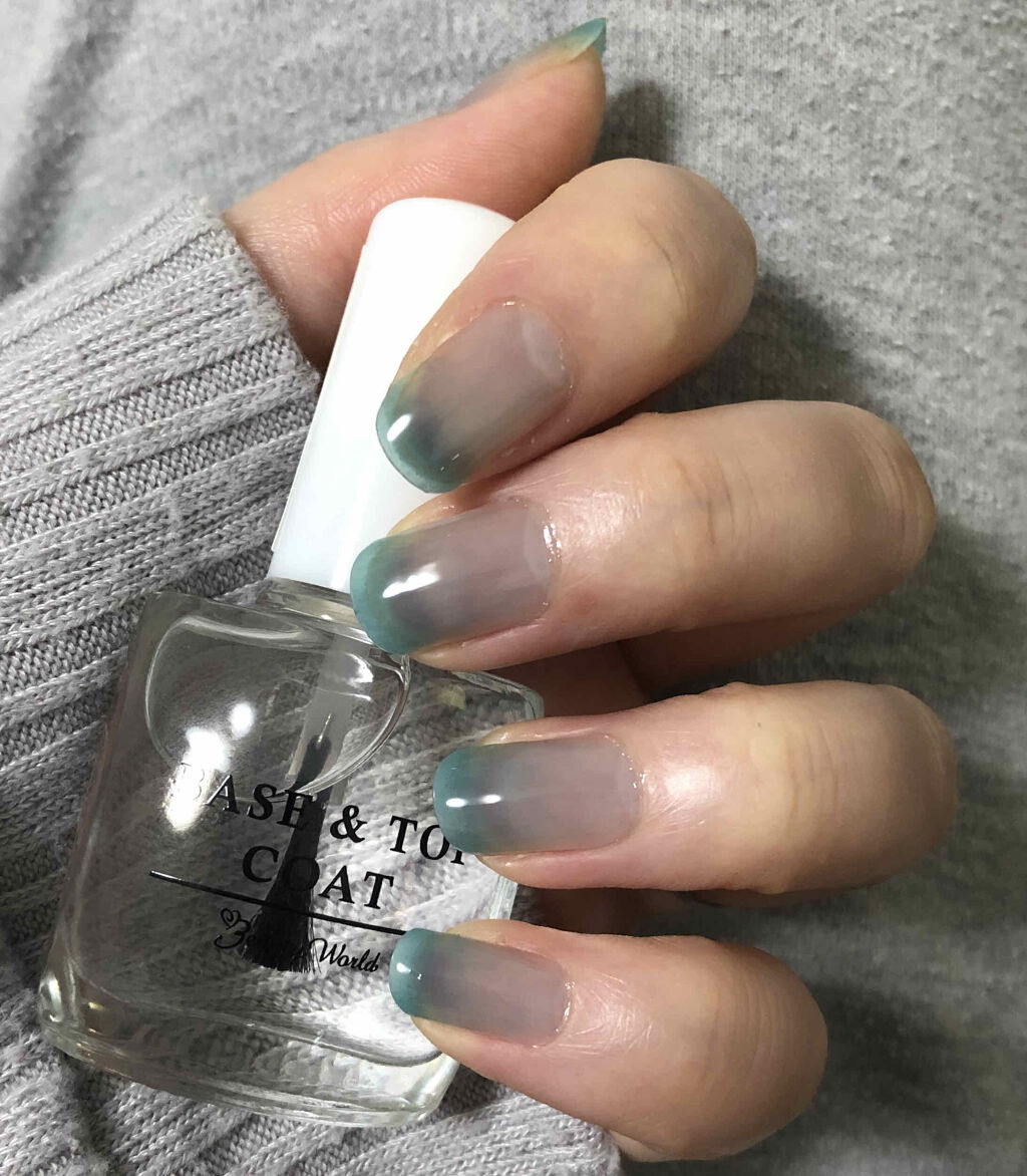 BWプレミアムベース＆トップコート/ビューティーワールド/ネイルトップコートを使ったクチコミ（2枚目）