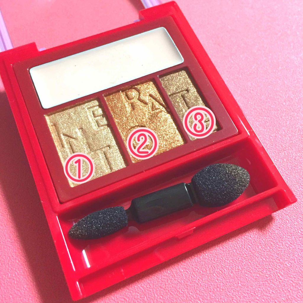 アクセントカラーアイズ CC/インテグレート/アイシャドウパレットを使ったクチコミ(2枚目)