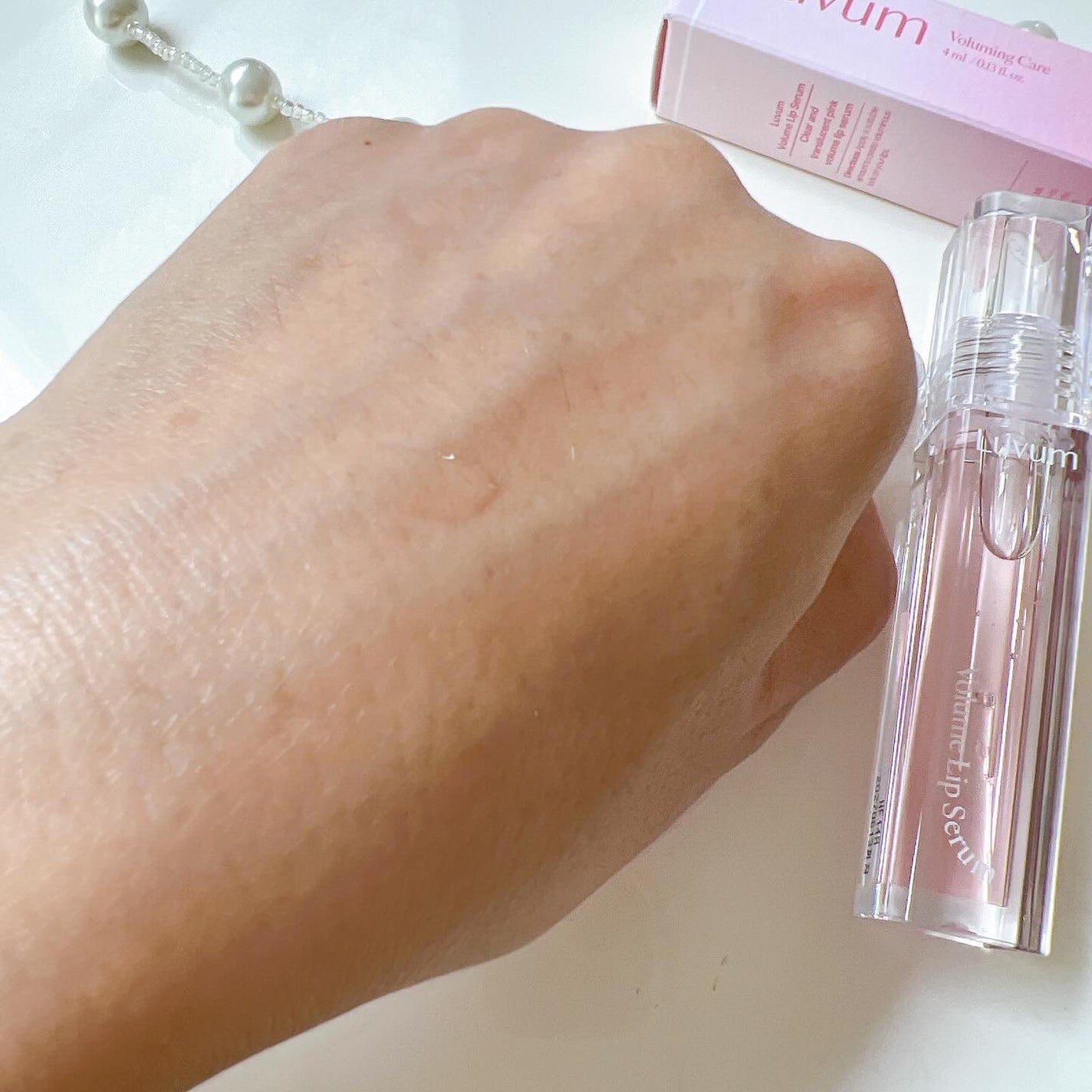 ラビューム ボリュームリップセラム/Luvum/リップグロスを使ったクチコミ(3枚目)