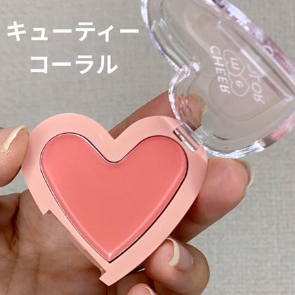 チアミーカラーマルチクリーム/セリア/ジェル・クリームチークを使ったクチコミ(3枚目)