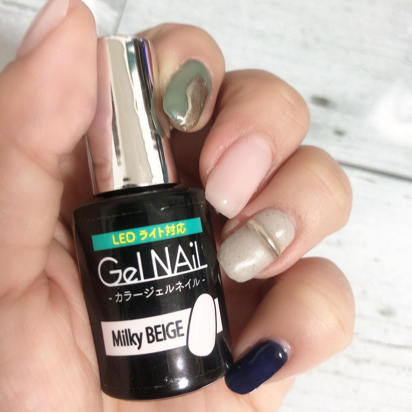 ジェルネイル（ライト対応）/セリア/ジェルネイルを使ったクチコミ（3枚目）