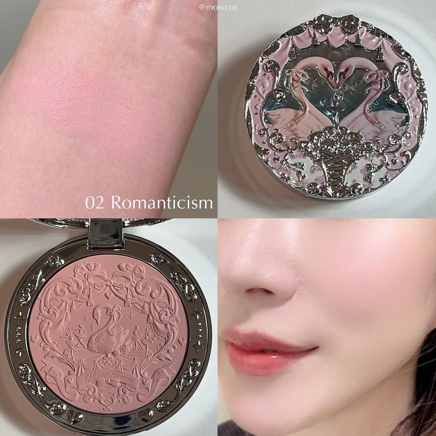 フラワーノーズスワンバレエシリーズ アイシャドウパレット/FlowerKnows/アイシャドウパレットを使ったクチコミ(3枚目)