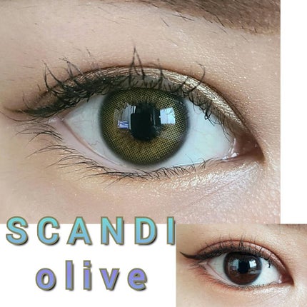 SCANDI 1day/OLENS/カラーコンタクトレンズを使ったクチコミ(1枚目)