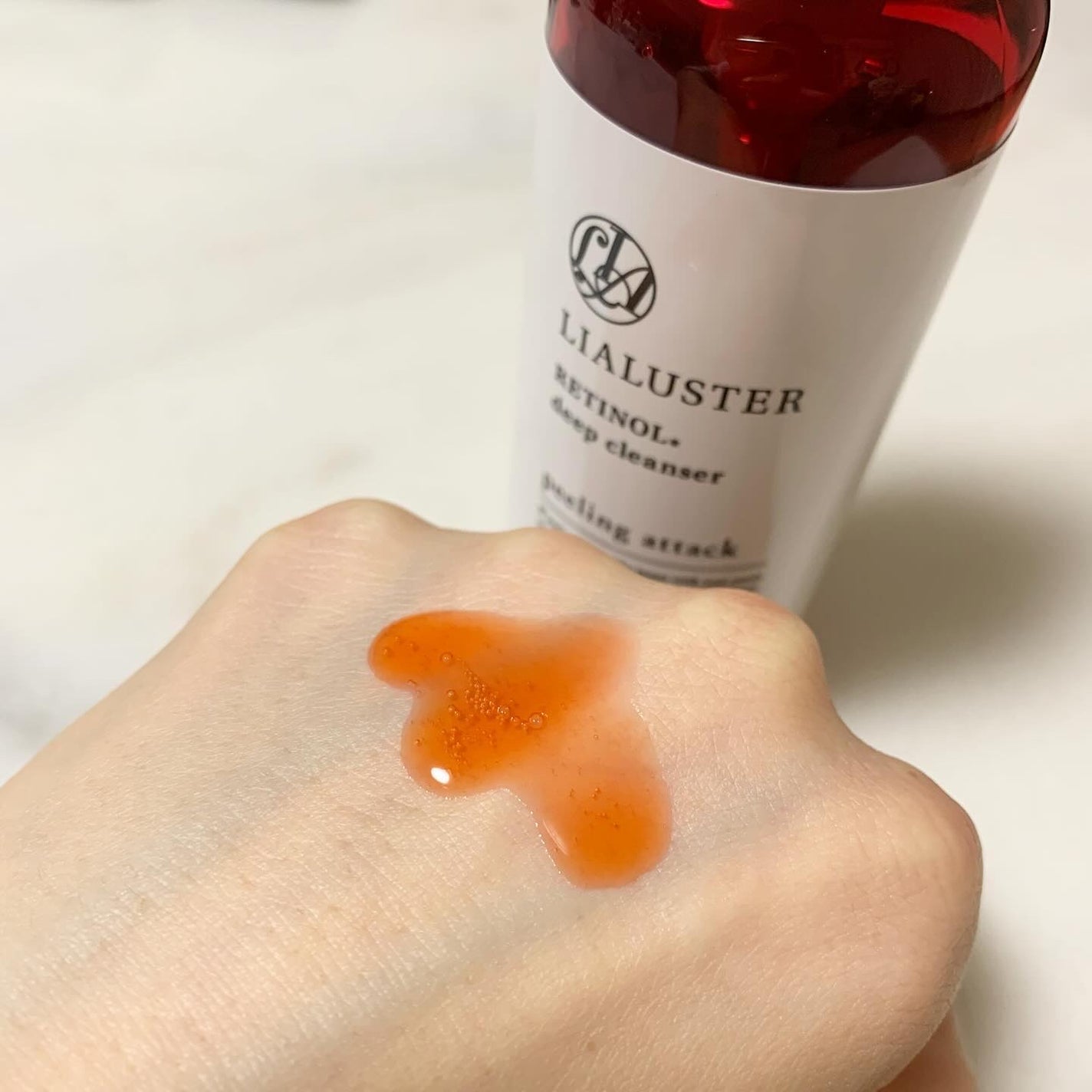 レチノールディープクレンザー/LIALUSTER/その他洗顔料を使ったクチコミ(2枚目)
