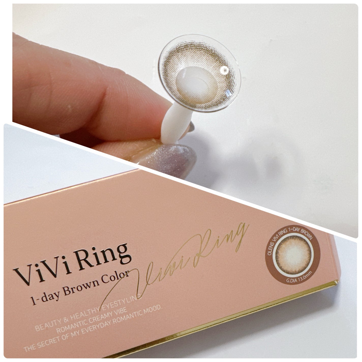 ViVi Ring 1day/OLENS/ワンデー(1DAY)カラコンを使ったクチコミ(1枚目)