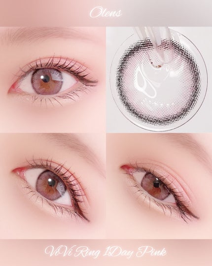 ViVi Ring 1day/OLENS/ワンデー(1DAY)カラコンを使ったクチコミ(2枚目)