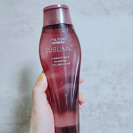 ルミノフォース シャンプー/トリートメント/サブリミック/サロンシャンプーを使ったクチコミ(2枚目)