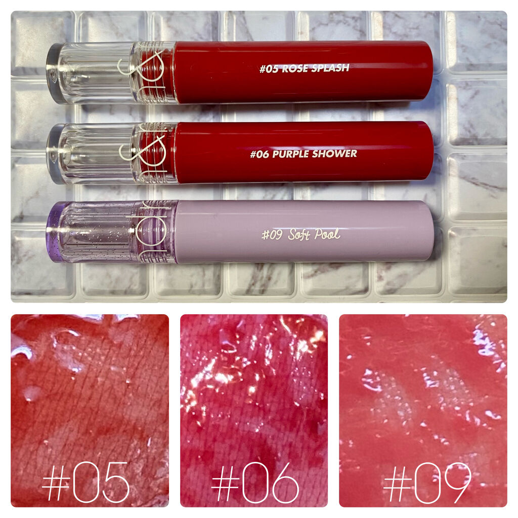 グラスティングウォーターティント/rom&nd/リップティントを使ったクチコミ（2枚目）