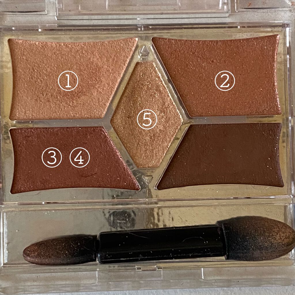 【旧品】パーフェクトスタイリストアイズ/キャンメイク/アイシャドウパレットを使ったクチコミ（2枚目）