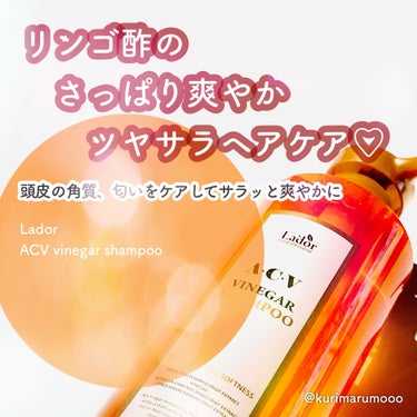 ACV VINEGAR SHAMPOO／TREATMENT/La'dor/シャンプー・コンディショナーを使ったクチコミ（1枚目）