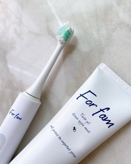 ソニック トゥースブラシ おひげちゃん/For fam/電動歯ブラシの画像