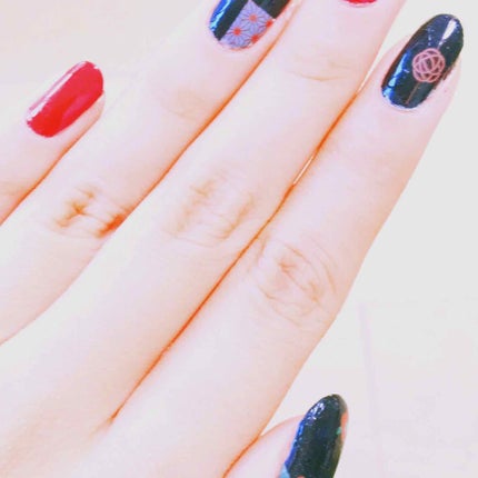 しずくネイルシール/キャンドゥ/ネイルシールを使ったクチコミ(1枚目)