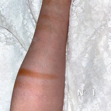 グリッターペディアアイパレット/unleashia/アイシャドウパレットを使ったクチコミ(5枚目)