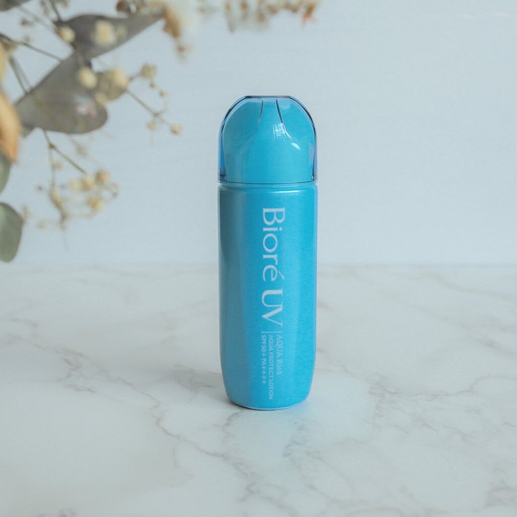 ビオレUV アクアリッチ アクアプロテクトローション(水層パック)/ビオレ/日焼け止めローションを使ったクチコミ(2枚目)