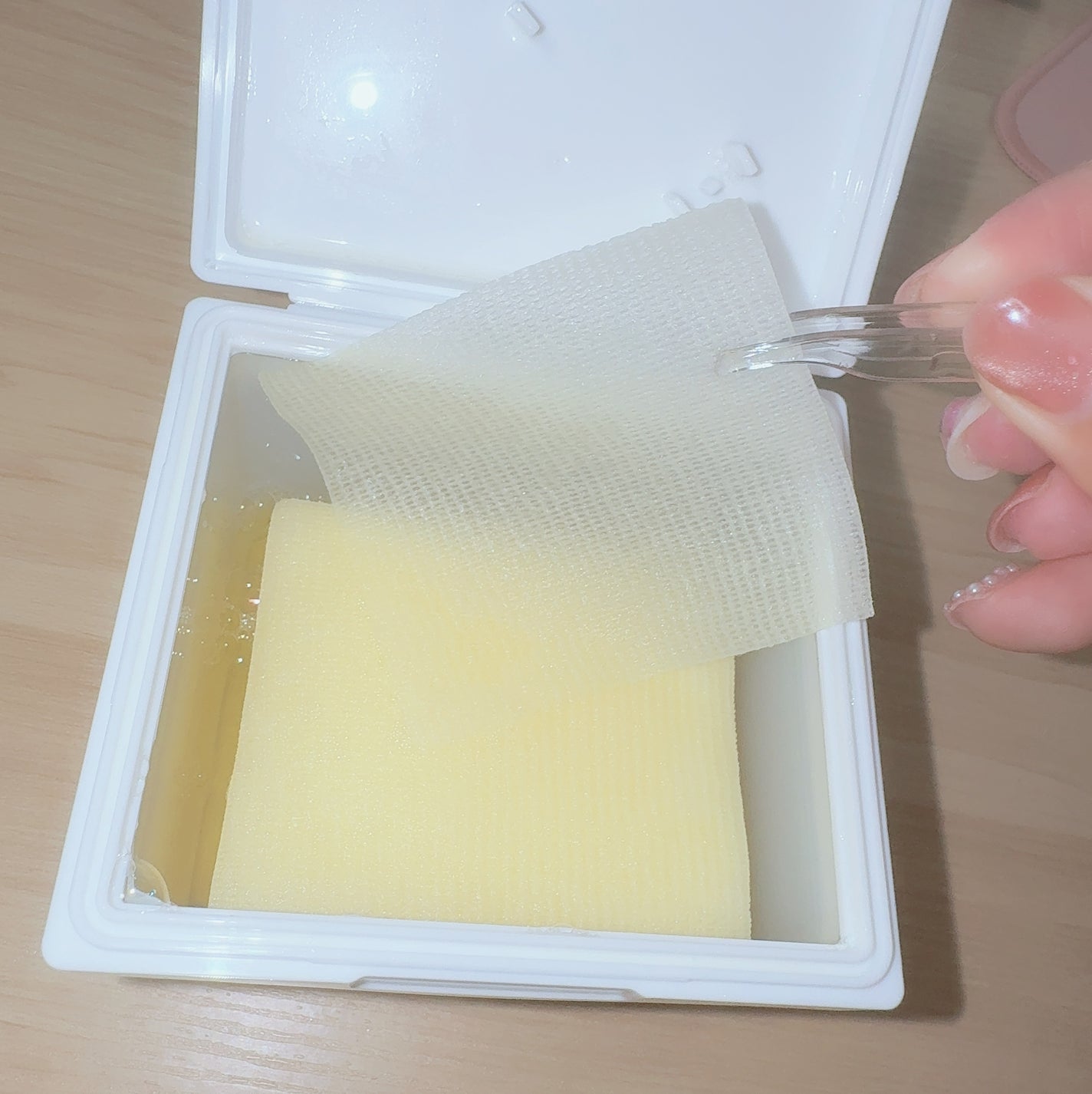 5番 白玉グルタチオンCフィルムパッド/numbuzin/トナーパッドを使ったクチコミ(2枚目)