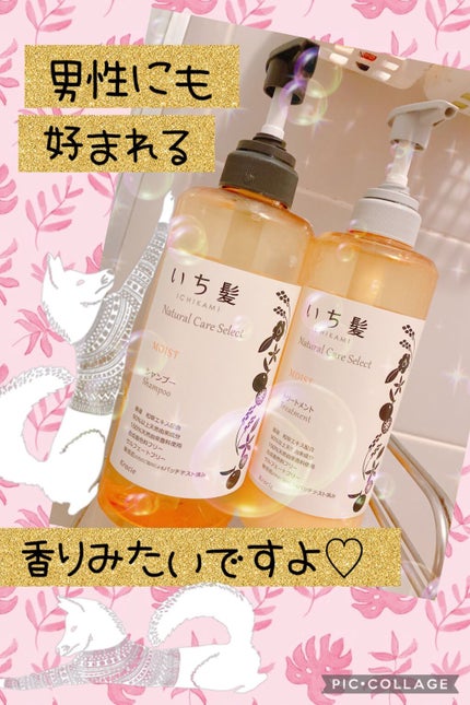 ナチュラルケアセレクト モイスト シャンプー/トリートメント/いち髪/市販シャンプーを使ったクチコミ(1枚目)