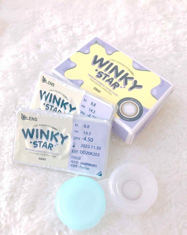 OLENS ウィンキースターのクチコミ「ぼろこっぷです✨
✨ウィンキースターグレー(Winky star Gray)✨



こんにち.....」（3枚目）