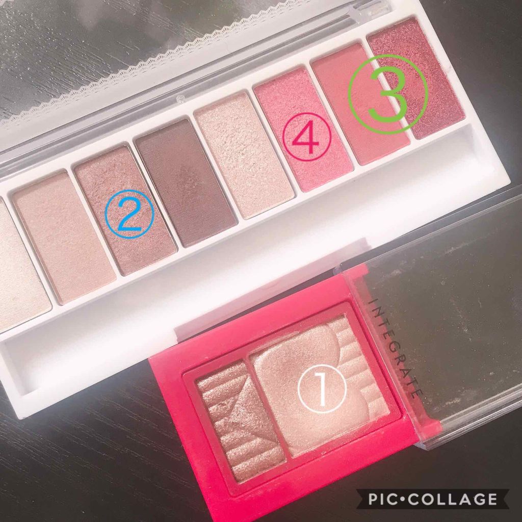 ワイドルックアイズ/インテグレート/アイシャドウパレットを使ったクチコミ(2枚目)